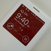 galaxy note 3 s-view flip cover wireless charging