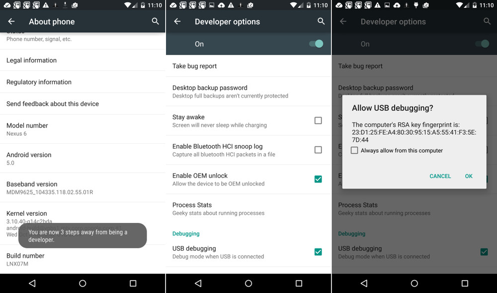 nexus 6 bootloader unlock