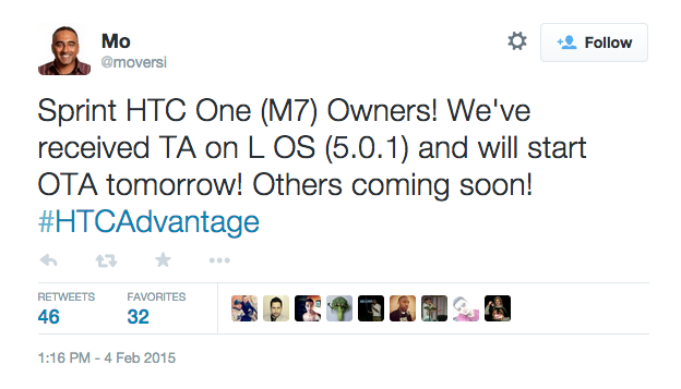 Mo_on_Twitter___Sprint_HTC_One__M7__Owners__We_ve_received_TA_on_L_OS__5_0_1__and_will_start_OTA_tomorrow__Others_coming_soon___HTCAdvantage_