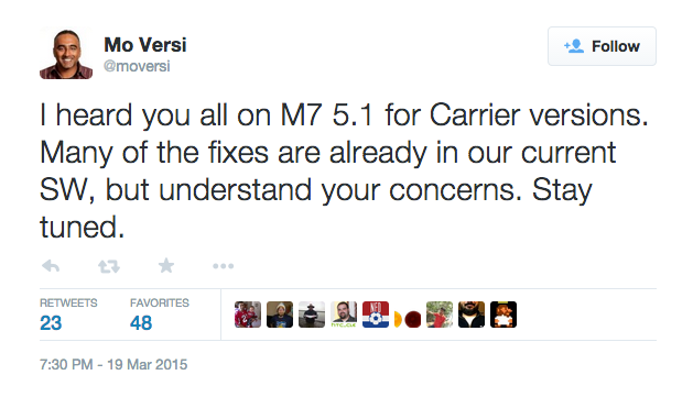 Mo_Versi_on_Twitter___I_heard_you_all_on_M7_5_1_for_Carrier_versions__Many_of_the_fixes_are_already_in_our_current_SW__but_understand_your_concerns__Stay_tuned__