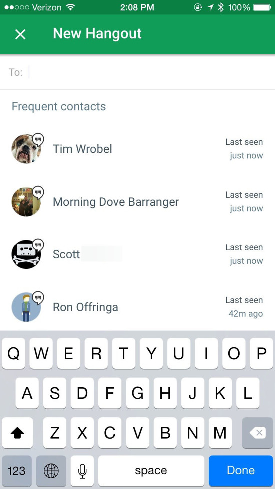 hangouts 4.0 android ios