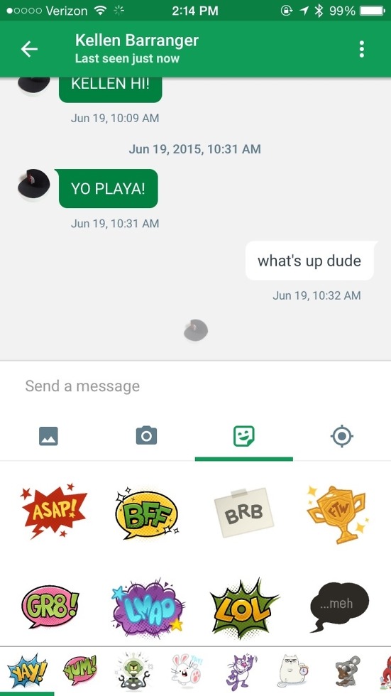 hangouts 4.0 android ios