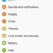 Galaxy Note 5 TouchWiz UI4