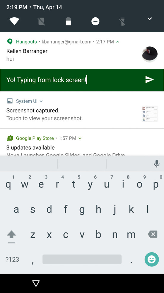 android n notofications dp2