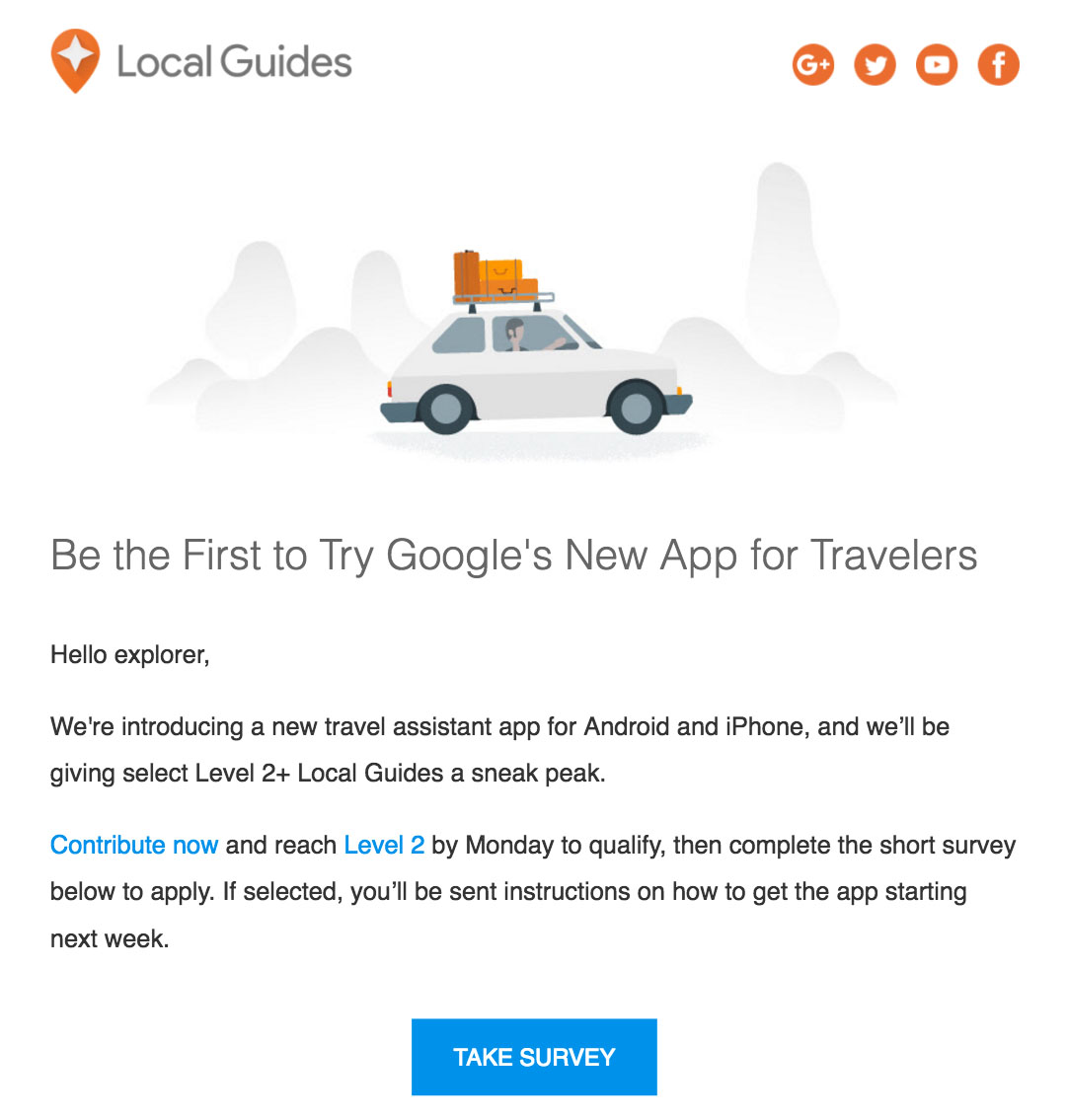 google new travel app