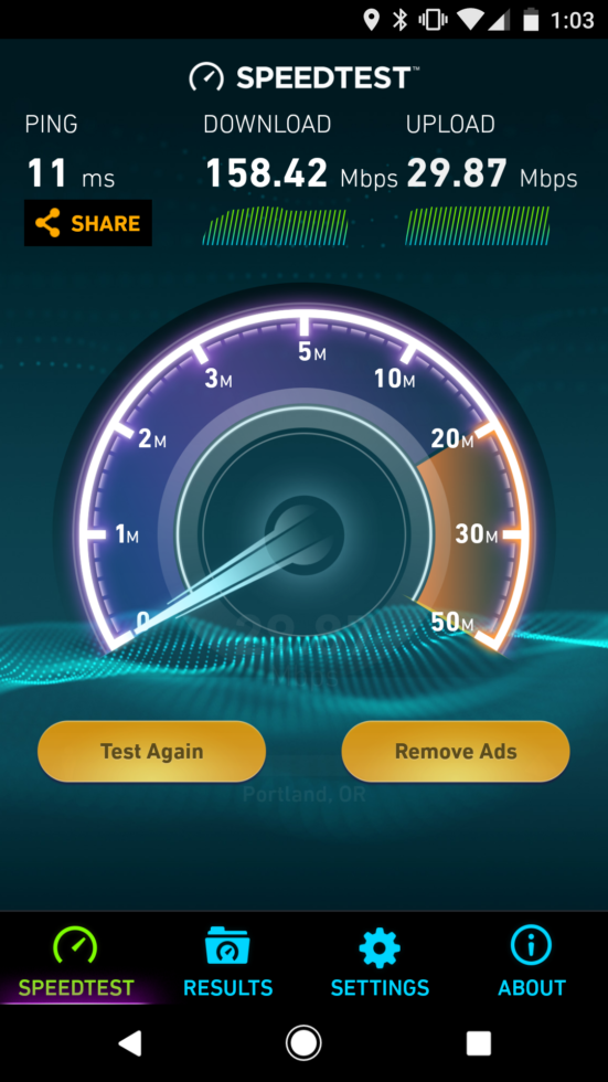 eero speedtest