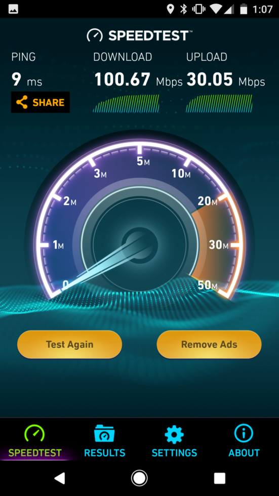 eero speedtest