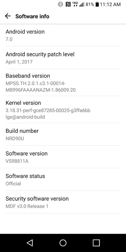 lg g6 update