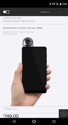 essential status bar