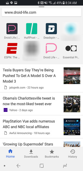 chrome beta address bar