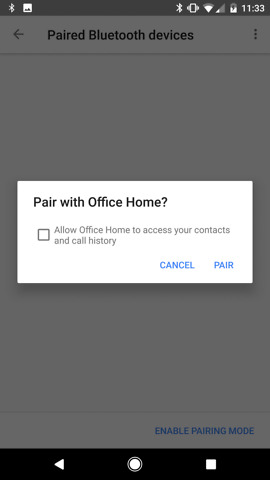 google home bluetooth pairing