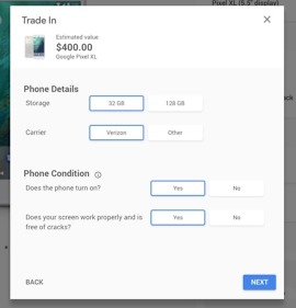 google pixel xl trade-in value