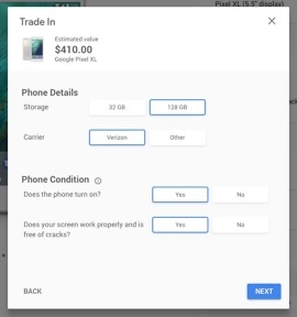 google pixel xl trade-in value