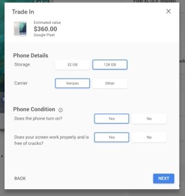 google pixel trade-in value
