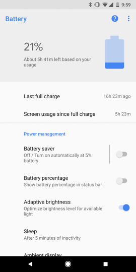 pixel 2 xl battery life