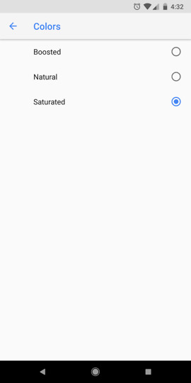 pixel 2 xl color profiles