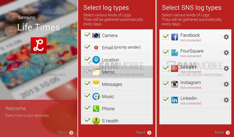 Upcoming Samsung “Life Times” App Reportedly Leaks, Looks to Make Virtual Scrapbooking Easy