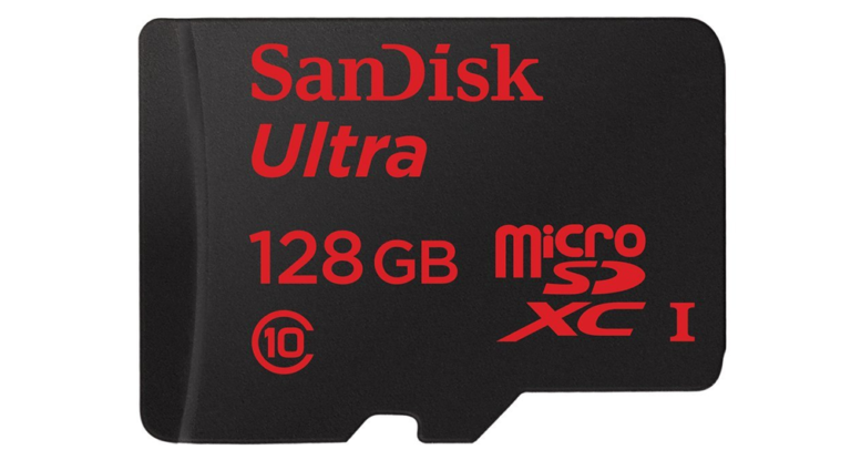 Deal:  New 128GB SanDisk MicroSD UHS-I Card for $120