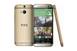 HTC One (2014) in Gold Makes First Press Render Appearance