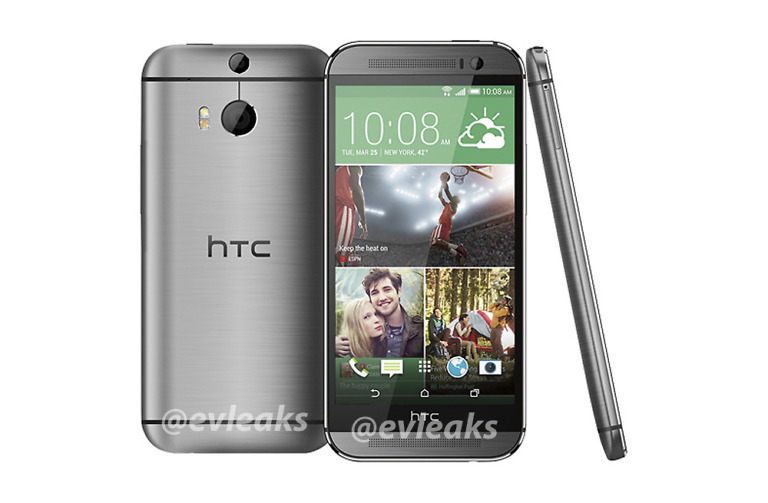 HTC One (2014) Pictured in Grey and Silver as Well