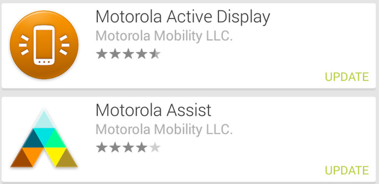 Motorola’s Active Display and Assist See Minor Updates