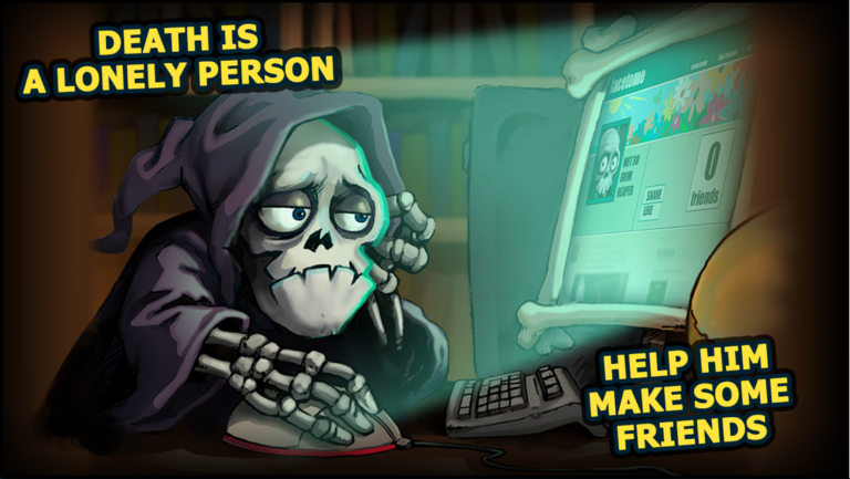 Deadlings is Death’s Attempt at Making FaceTome Friends, Lead Zombies Through Mazes to Help Him
