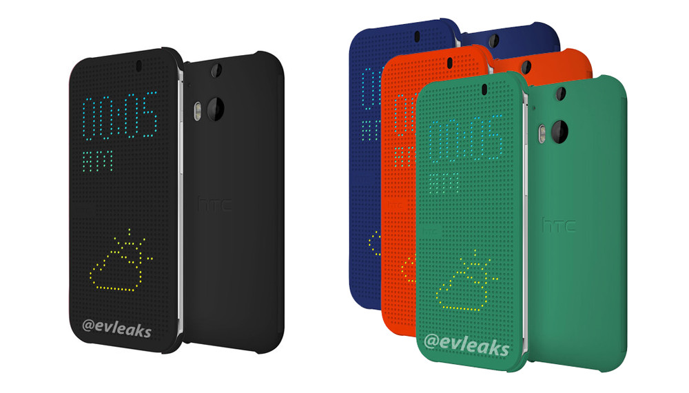 HTC One (2014) Hole-filled Flip Cases Show Up, Google Play Edition Hinted At