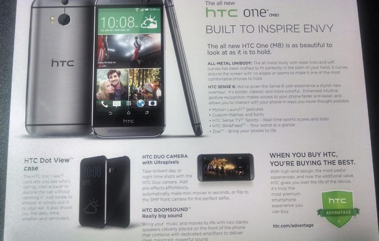 One More Leak:  Here is HTC’s Full List of One (M8) Features That are About to be Announced