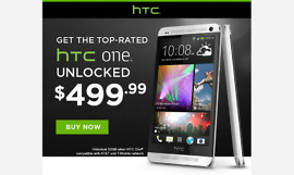 Deal:  HTC Drops Unlocked One to $499