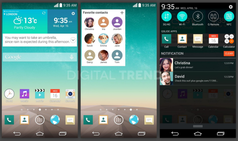Additional LG G3 Screenshots Leak, Reportedly Confirm Flatter UI