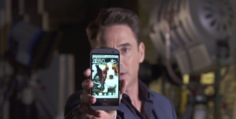 Robert Downey Jr. Returns in New HTC One (M8) Promo, Clearly Just Here to Fulfill His Contract