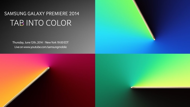 Watch Live:  Samsung Premiere Event, “Tab Into Color” at 4PM Pacific