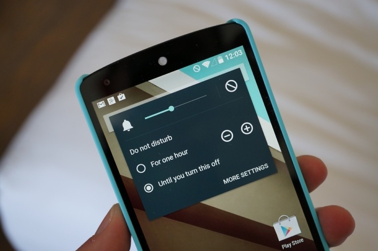 Android L Features:  Do Not Disturb Mode
