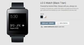 G Watch and Gear Live Now Available for Pre-order on Google Play