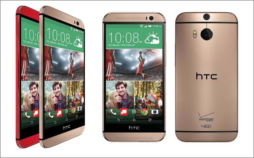 Official:  Verizon Adds Gold and Red HTC One (M8) to Lineup, Available June 5
