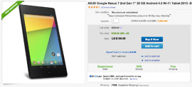 Deal:  Nexus 7 (2013) 32GB for $189, Regularly $269 (Updated)