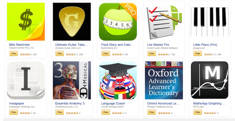Amazon Giving $100 Worth of Android Apps Away, Includes Instapaper, Essential Anatomy 3, and More
