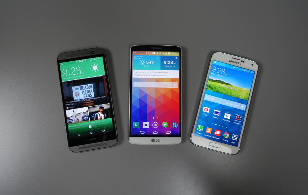 Video:  LG G3 vs. Galaxy S5 vs. HTC One (M8)