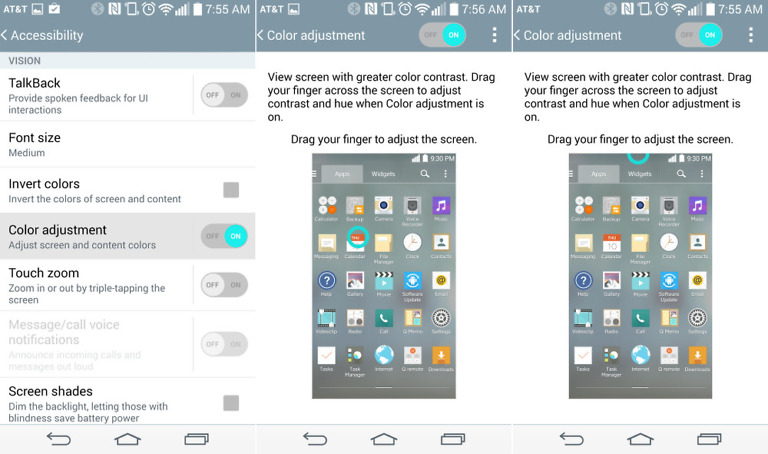 Tip:  Manually Adjust the Display Color and Contrast on the LG G3