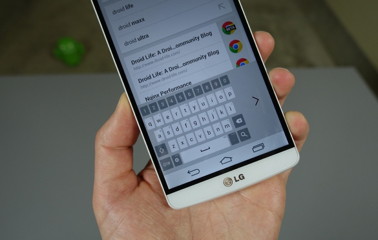LG G3 Tip:  Using One Handed Operation