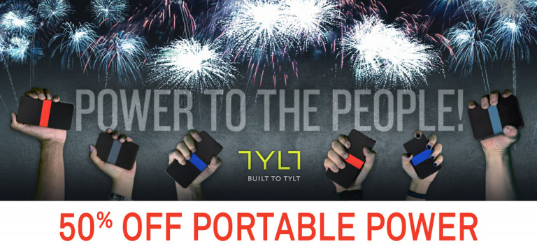 Deal:  TYLT Offers 50% Off Battery Power Packs and Cases for the 4th