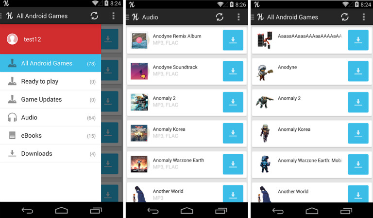 Humble Bundle App Receives Refreshed UI, Ability to Download Books and Music Added