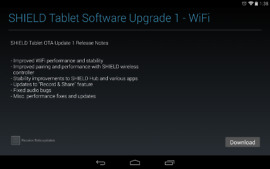 NVIDIA Pushing OTA Update to SHIELD Tablet, Improves WiFi Stability and More
