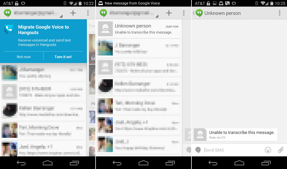 Did the Merging of Google Voice and Hangouts on Android Just Begin?