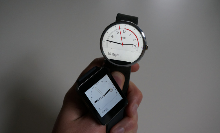 Video:  Moto 360 vs. LG G Watch