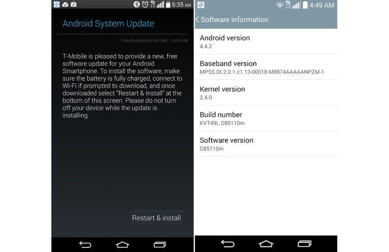 T-Mobile LG G3 Receiving 154MB Update (Updated)