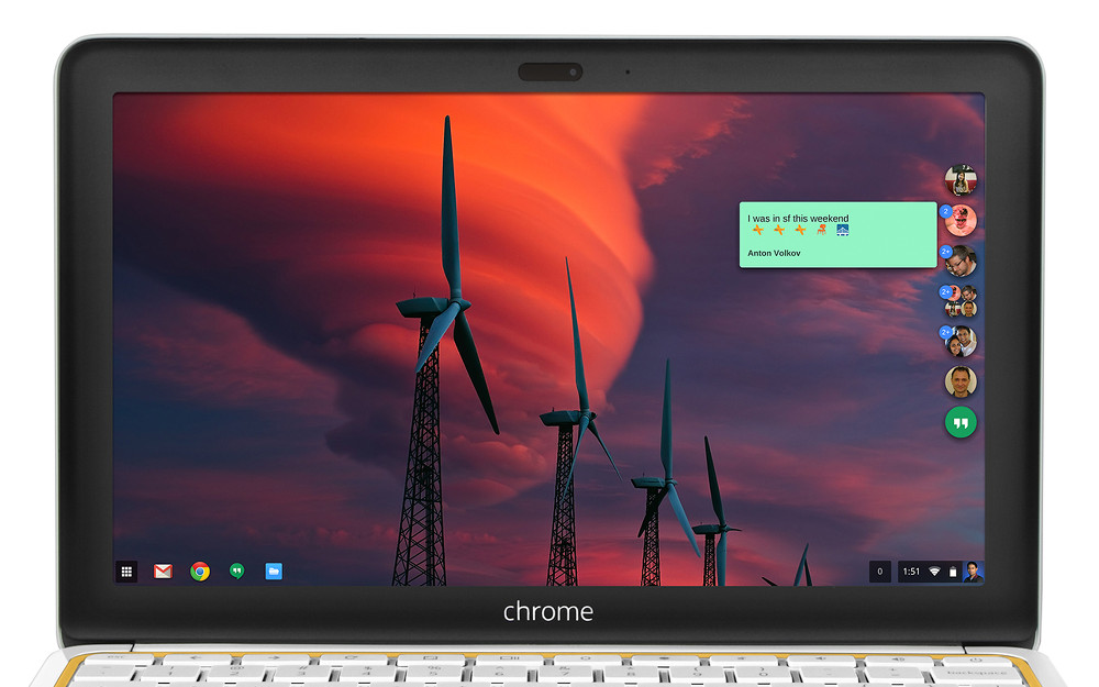 New Hangouts Chrome App With Floating, Bubbly Interface Arrives – For Windows and Chrome OS