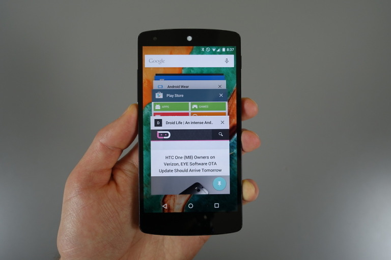Video:  Android 5.0 Feature – Chrome Tabs Become a Part of the App Switcher