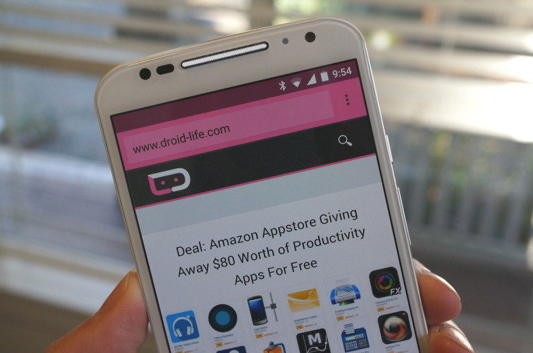 You are Seeing That Hot DL Pink in Chrome for Android on Lollipop for a Reason
