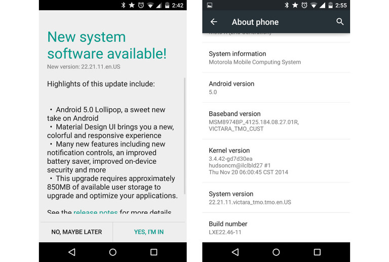 Moto X “Pure Edition” Receiving New Update to 22.21.11